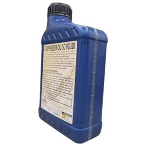 aceite para compresores de aire y bombas de vacío de alto índice de viscosidad - 1 Litro - COMPRESSOR OIL ISO VG 100