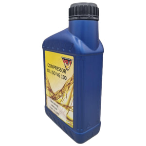 aceite para compresores de aire y bombas de vacío de alto índice de viscosidad - 1 Litro - COMPRESSOR OIL ISO VG 100