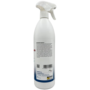 Spray désinfectant prêt à l'emploi pour milieux professionnels d'assainissement à base de peroxyde d'hydrogène - 1 Litre - OXYTHOR RTU