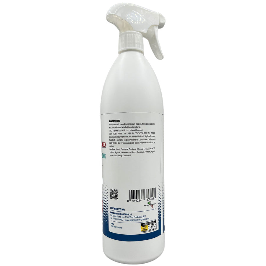 Spray Desinfektionsmittel zur Verwendung von professionellen sauerstoffbasierten sauerstoffbasierten Umgebungen - 1 Liter - Oxythor RTU