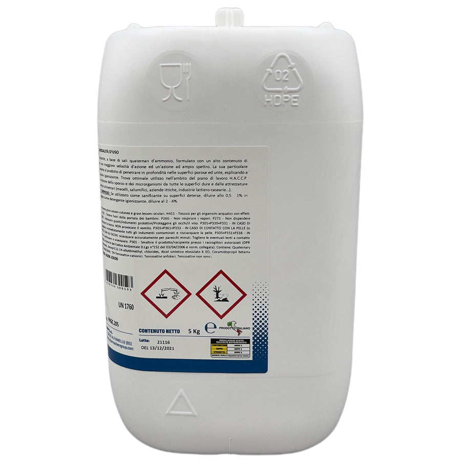 Desinfectante concentrado para la higienización de ambientes profesionales a base de peróxido de hidrógeno - 1 Litro - OXYTHOR