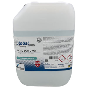 Detergente alcalino schiumogeno - Tanica da 10 kg - Basic Schiuma