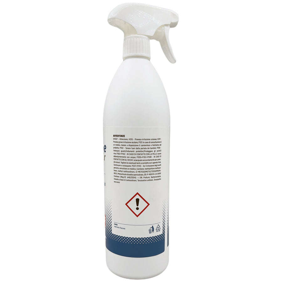 Spray desinfectante para la limpieza de filtros de aires acondicionados y sistemas de aire acondicionado profesionales - Spray da 1 Litro - FILTERCLEAN