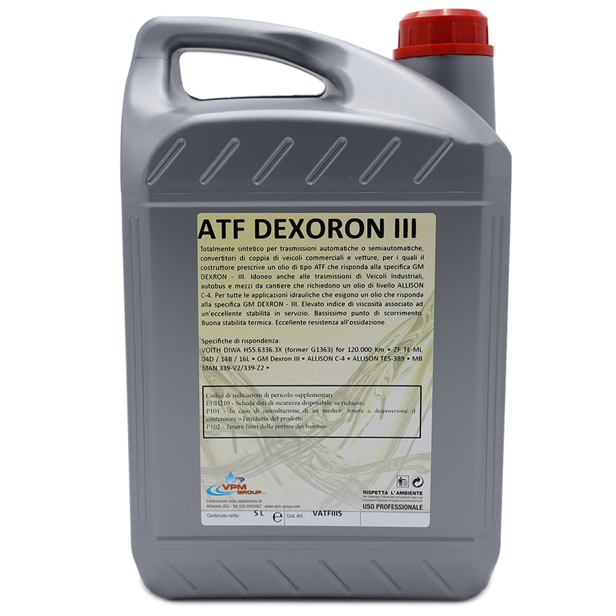 Olio cambio automatico ATF Dexron III 20 litri