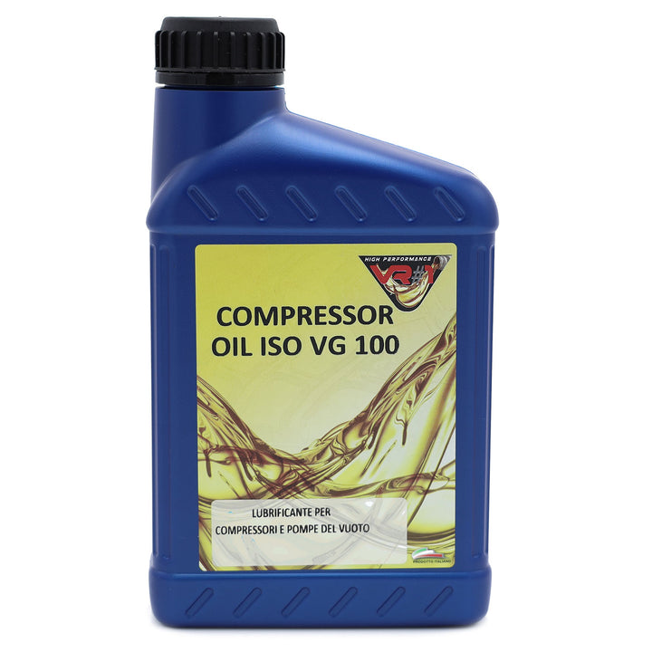 Olio per compressori ad aria e pompa vuoto ad alto indice di viscosità - 1 Litro - COMPRESSOR OIL ISO VG 100
