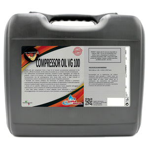Olio per compressori ad aria e pompa vuoto ad alto indice di viscosità - Fusto 20 Litri - COMPRESSOR OIL ISO VG 100