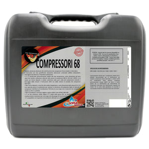 Olio sintetico per compressori d'aria rotativi e alternativi - Fusto 20 Litri - COMPRESSORI 68
