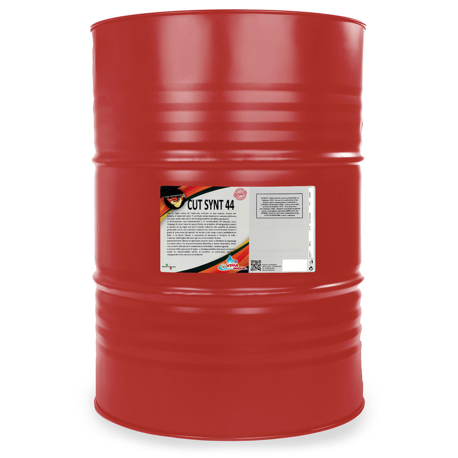 Olio da taglio intero biodegradabile a medio-alta viscosità - Fusto 200 litri - CUT SYNTH 44