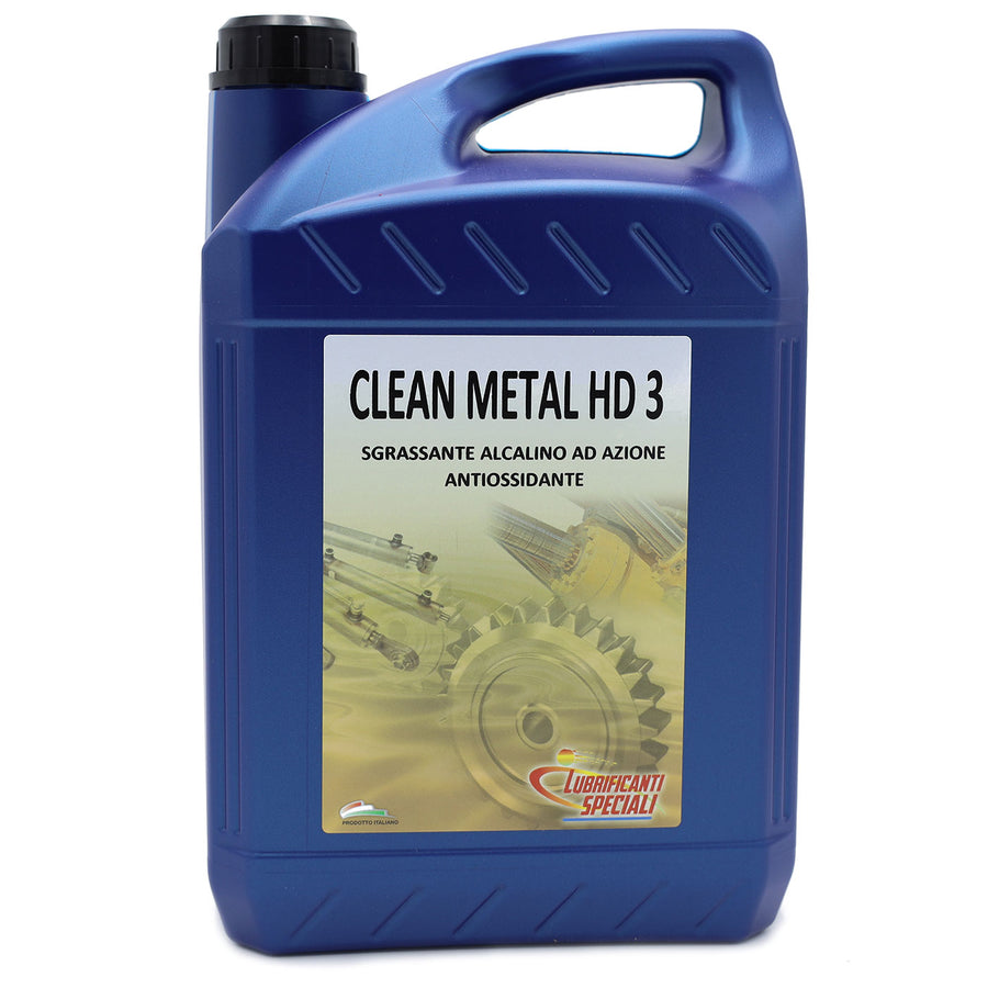 Sgrassante emulsionabile detergente specifico per macchine lavapezzi - 5 litri - CLEAN METAL HD 3