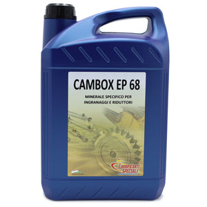 Olio minerale per ingranaggi industriali e riduttori ISO 68 - Fusto 5 Litri - CAMBOX EP 68