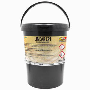 Grasso lubrificante al litio NLGI 1 per cuscinetti - 18kg - LINEAR EP1