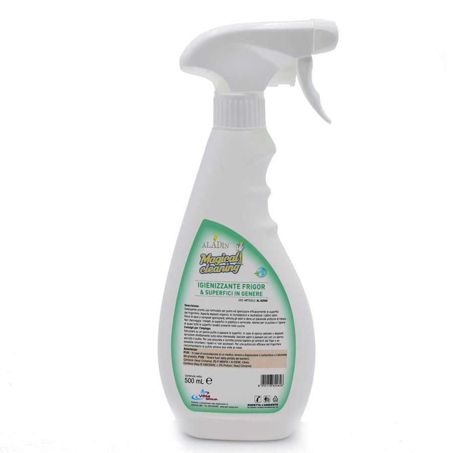 detergente pronto uso Igienizzante pulizia frigo e celle frigorifere professionale - 500 ml