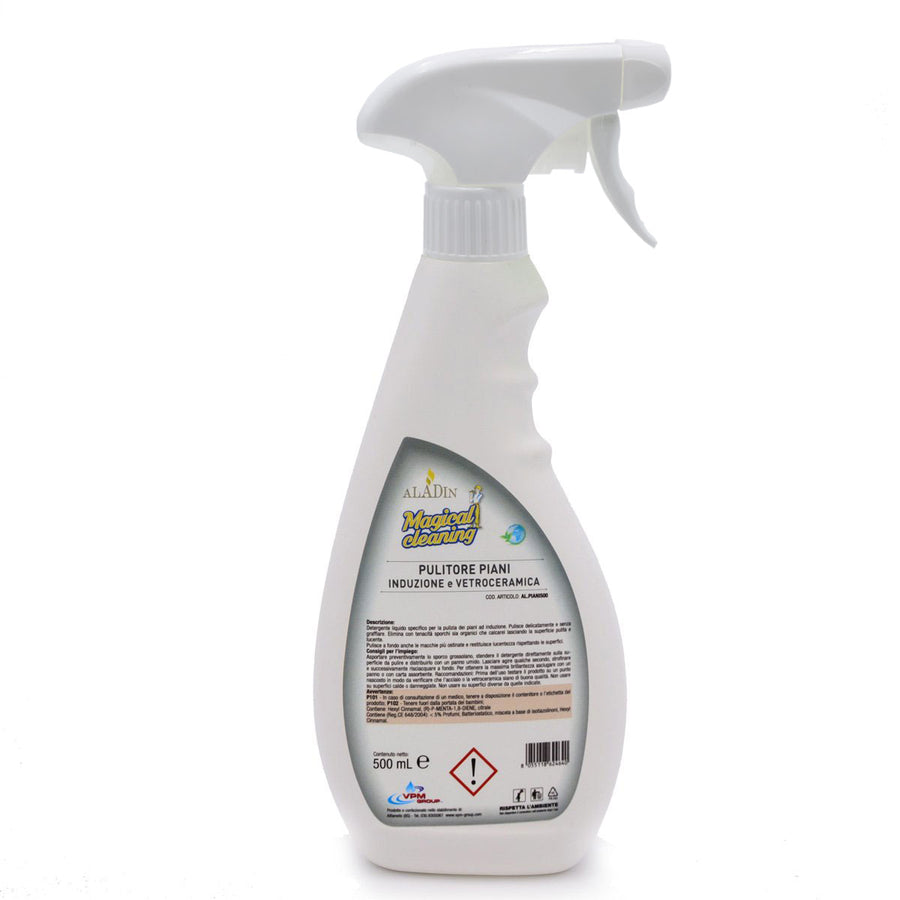 detergente pronto uso Detergente per pulire piano induzione e piastra vetroceramica professionale - 500 ml