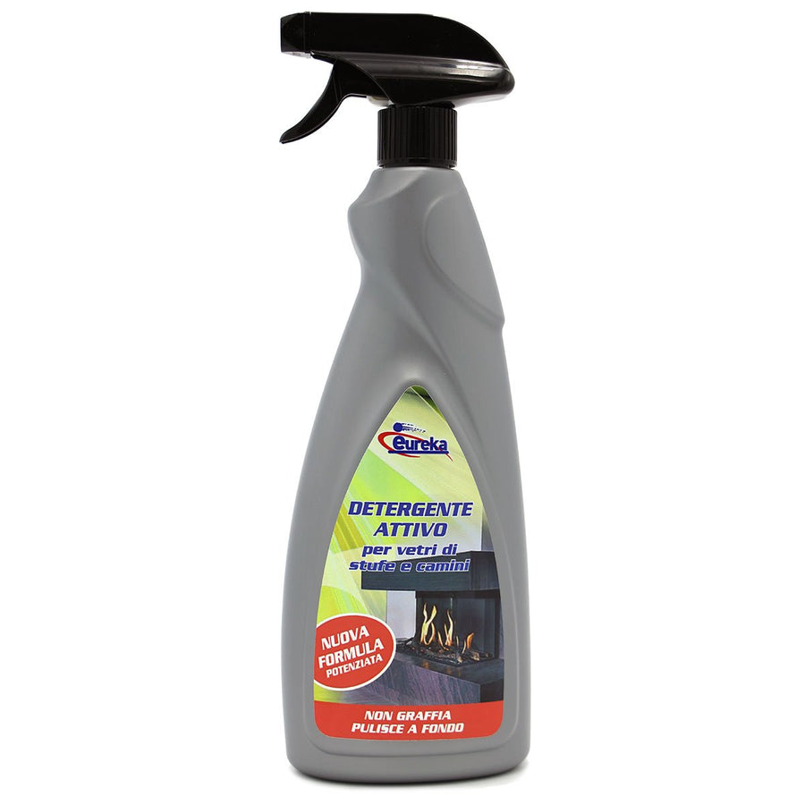 Detergente per pulire vetro camino e stufa professionale - Spray 750 ml