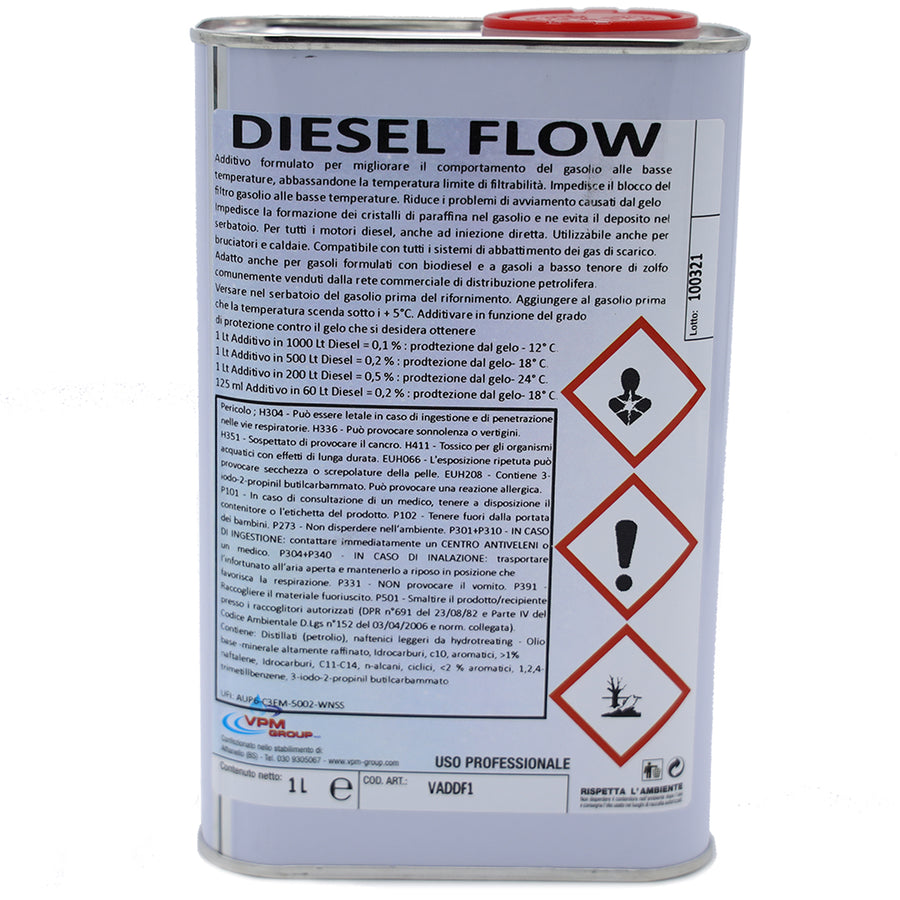 Additivi carburante Additivo diesel antigelo per auto professionale - 1 Litro