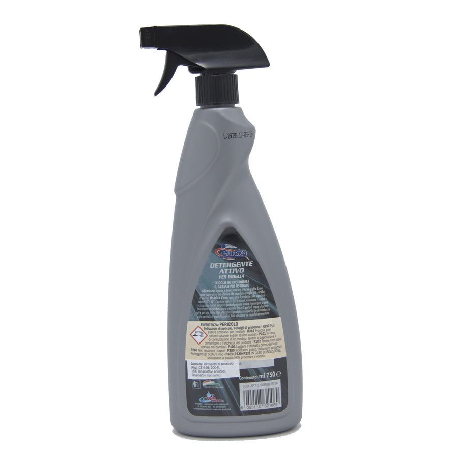 Sgrassatore per pulizia griglia barbecue e piastra in ghisa professionale - Spray 750 ml