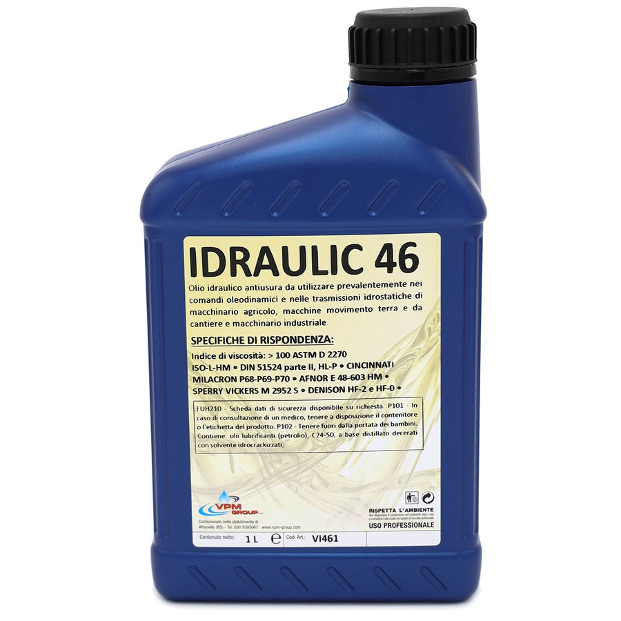 Olio idraulico per oleodinamica Vanguard HYDRAULIC 46 25lt, OLIO IDRAULICO  VANGUARD ISO 46, VANGUARD MOLYGUARD