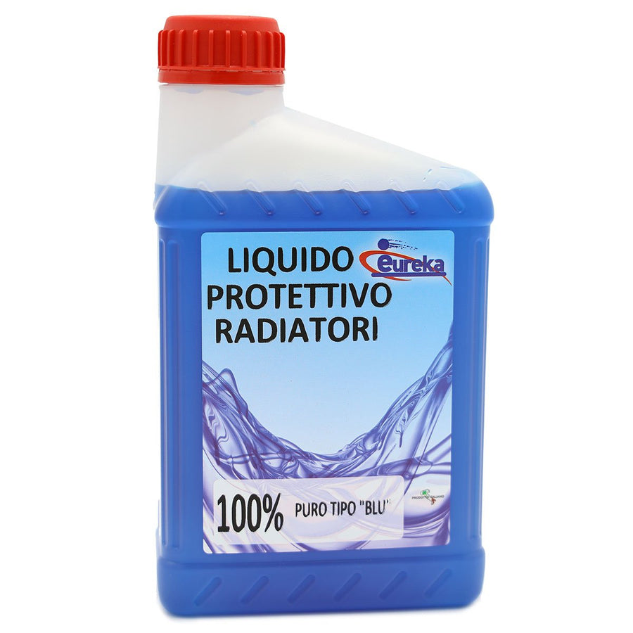 Liquido radiatore auto e sistemi industriali, antigelo blu 100% puro - 1 Litro